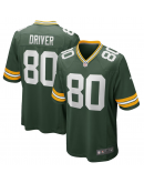 Men's Green Bay Packers Donald Driver Nike Green Game Retired Player Jersey