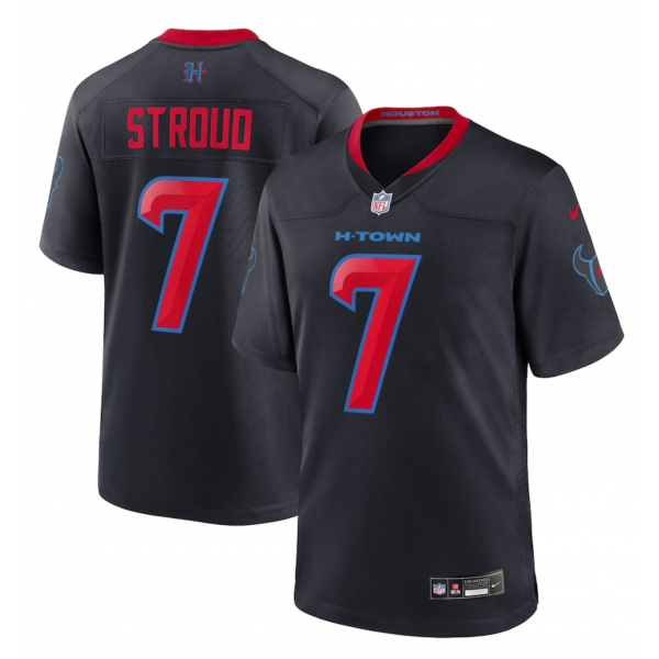 Men's Houston Texans C.J. Stroud Nike Navy 2nd Alternate Game Jersey