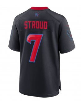 Men's Houston Texans C.J. Stroud Nike Navy 2nd Alternate Game Jersey