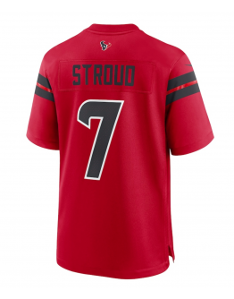 Men's Houston Texans C.J. Stroud Nike Red Alternate Game Jersey