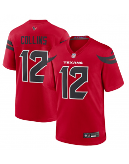 Men's Houston Texans Nico Collins Nike Red Alternate Game Jersey