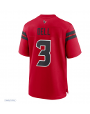 Men's Houston Texans Tank Dell Nike Red Alternate Game Jersey