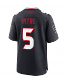 Men's Houston Texans Jalen Pitre Nike Navy Game Jersey