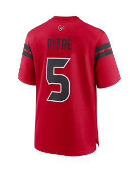 Men's Houston Texans Jalen Pitre Nike Red Alternate Game Jersey