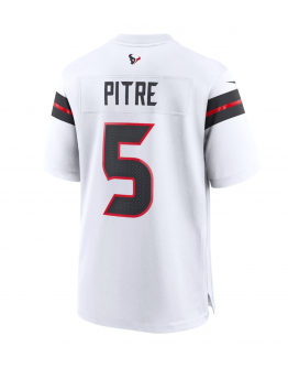 Men's Houston Texans Jalen Pitre Nike White Game Jersey