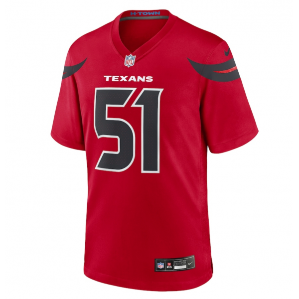 Men's Houston Texans Will Anderson Jr. Nike Red Alternate Game Jersey