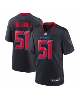 Men's Houston Texans Will Anderson Jr. Nike Navy 2nd Alternate Game Jersey