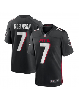 Men's Atlanta Falcons Bijan Robinson Nike Black Game Jersey