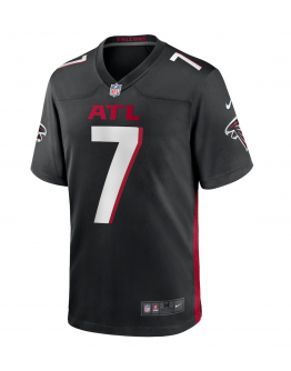 Men's Atlanta Falcons Bijan Robinson Nike Black Game Jersey