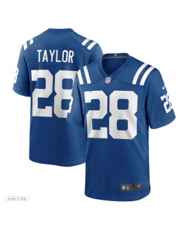 Men's Indianapolis Colts Jonathan Taylor Nike Royal Game Jersey