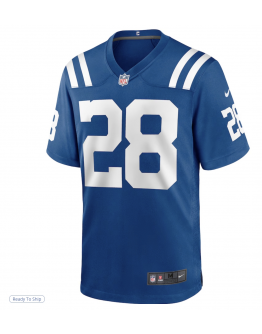 Men's Indianapolis Colts Jonathan Taylor Nike Royal Game Jersey