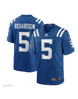 Men's Indianapolis Colts Anthony Richardson Nike Royal Game Jersey