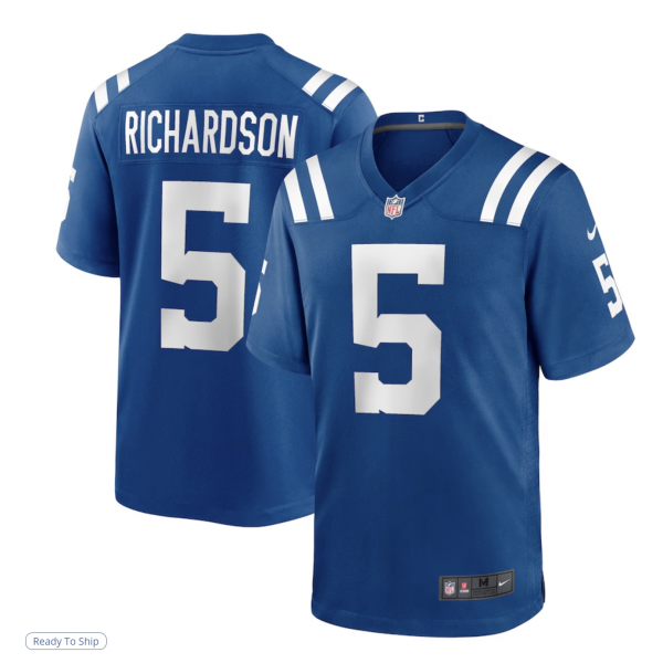 Men's Indianapolis Colts Anthony Richardson Nike Royal Game Jersey