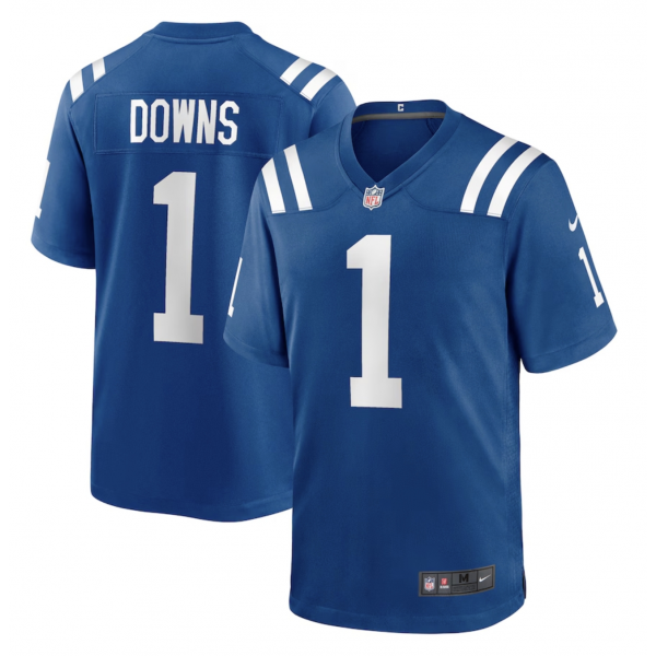 Men's Indianapolis Colts Josh Downs Nike Royal Team Game Jersey