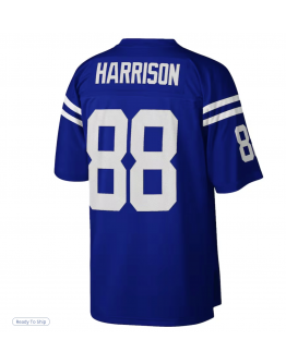 Men's Indianapolis Colts Marvin Harrison Mitchell & Ness Royal Legacy Replica Jersey