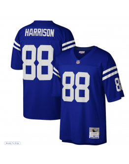 Men's Indianapolis Colts Marvin Harrison Mitchell & Ness Royal Legacy Replica Jersey