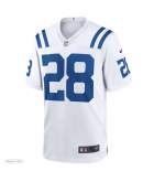 Men's Indianapolis Colts Jonathan Taylor Nike White Game Jersey