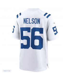 Men's Indianapolis Colts Quenton Nelson Nike White Game Player Jersey