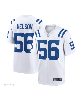 Men's Indianapolis Colts Quenton Nelson Nike White Game Player Jersey