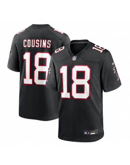 Men's Atlanta Falcons Kirk Cousins Nike Black Alternate Game Player Jersey