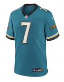 Men's Jacksonville Jaguars Brian Thomas Jr. Nike Teal Prowler Throwback Player Game Jersey