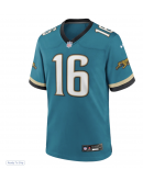 Men's Jacksonville Jaguars Trevor Lawrence Nike Teal Prowler Throwback Player Game Jersey