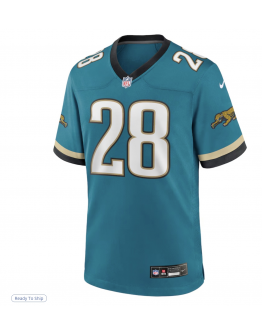 Men's Jacksonville Jaguars Fred Taylor Nike Teal Prowler Throwback Retired Player Game Jersey