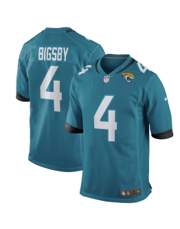 Men's Jacksonville Jaguars Tank Bigsby Nike Teal Game Jersey