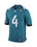 Men's Jacksonville Jaguars Tank Bigsby Nike Teal Game Jersey