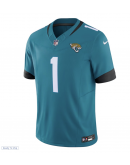 Men's Jacksonville Jaguars Travis Etienne Nike Teal Vapor F.U.S.E. Limited Jersey