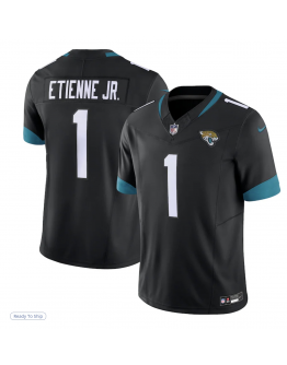 Men's Jacksonville Jaguars Travis Etienne Nike Black Vapor F.U.S.E. Limited Jersey