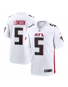 Men's Atlanta Falcons Drake London Nike White Away Game Player Jersey