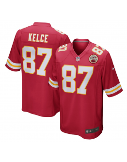 Men's Kansas City Chiefs Travis Kelce Nike Red Game Jersey