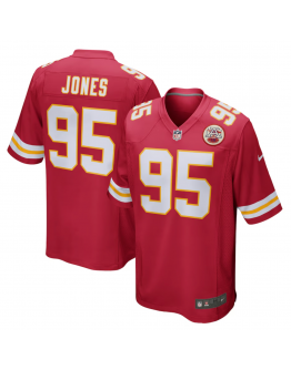 Men's Kansas City Chiefs Chris Jones Nike Red Game Jersey