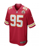 Men's Kansas City Chiefs Chris Jones Nike Red Game Jersey