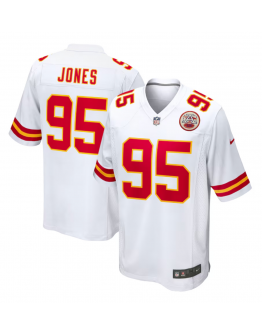 Men's Kansas City Chiefs Chris Jones Nike White Game Jersey