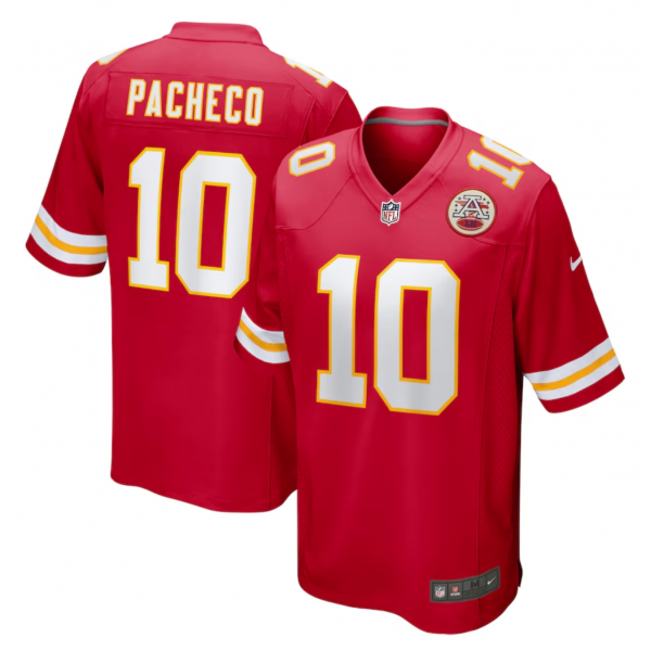 Men's Kansas City Chiefs Isiah Pacheco Nike Red Game Player Jersey