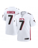 Men's Atlanta Falcons Bijan Robinson Nike White Game Jersey