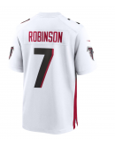 Men's Atlanta Falcons Bijan Robinson Nike White Game Jersey