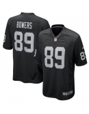 Men's Las Vegas Raiders Brock Bowers Nike Black Player Game Jersey