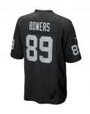 Men's Las Vegas Raiders Brock Bowers Nike Black Player Game Jersey