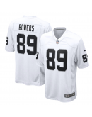 Men's Las Vegas Raiders Brock Bowers Nike White Game Jersey