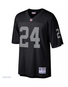 Men's Las Vegas Raiders Charles Woodson Mitchell & Ness Black Legacy Replica Jersey