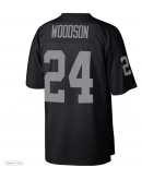 Men's Las Vegas Raiders Charles Woodson Mitchell & Ness Black Legacy Replica Jersey