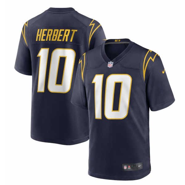 Men's Los Angeles Chargers Justin Herbert Nike Navy Alternate Game Jersey