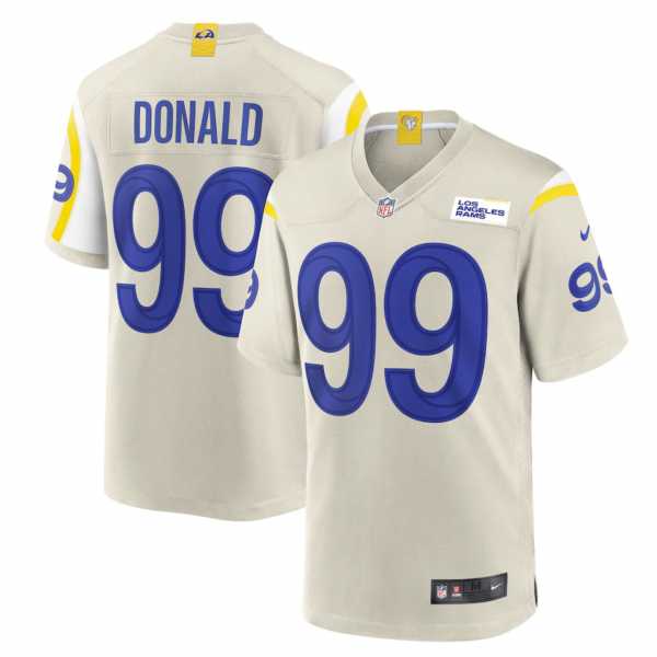 Men's Los Angeles Rams Aaron Donald Nike Bone Game Jersey