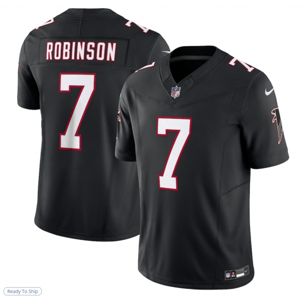 Men's Atlanta Falcons Bijan Robinson Nike Black Alternate Vapor F.U.S.E. Limited Jersey