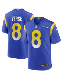 Men's Los Angeles Rams Jared Verse Nike Royal Player Game Jersey