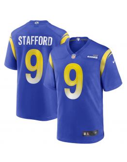 Men's Los Angeles Rams Matthew Stafford Nike Royal Player Game Jersey