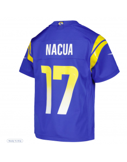 Youth Los Angeles Rams Puka Nacua Nike Royal Game Jersey